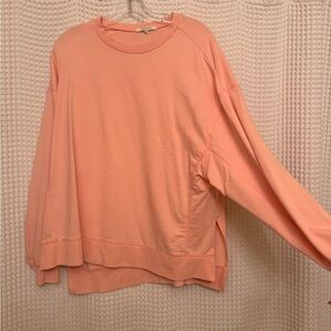 Z Supply Peach Crew Neck Sweater